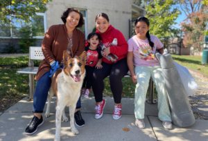 Virginia family finds their lost dog while looking for a new pet