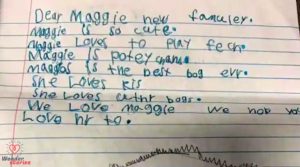 Roman's letters to Maggie's adopters