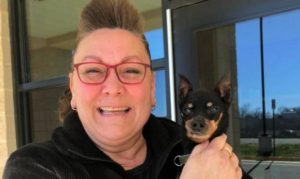 Virginia woman reunited with her lost dog, Starsky